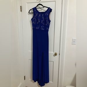 Morgan & Co Blue Dress Size 5/6